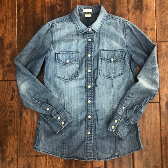 Joe Fresh Tops - Denim Button Down Shirt